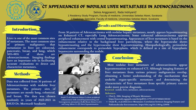 E-poster_Selvia Anggraeni_UNS_CT APPEARANCES OF NODULAR LIVER METASTASES IN ADENOCARCINOMA